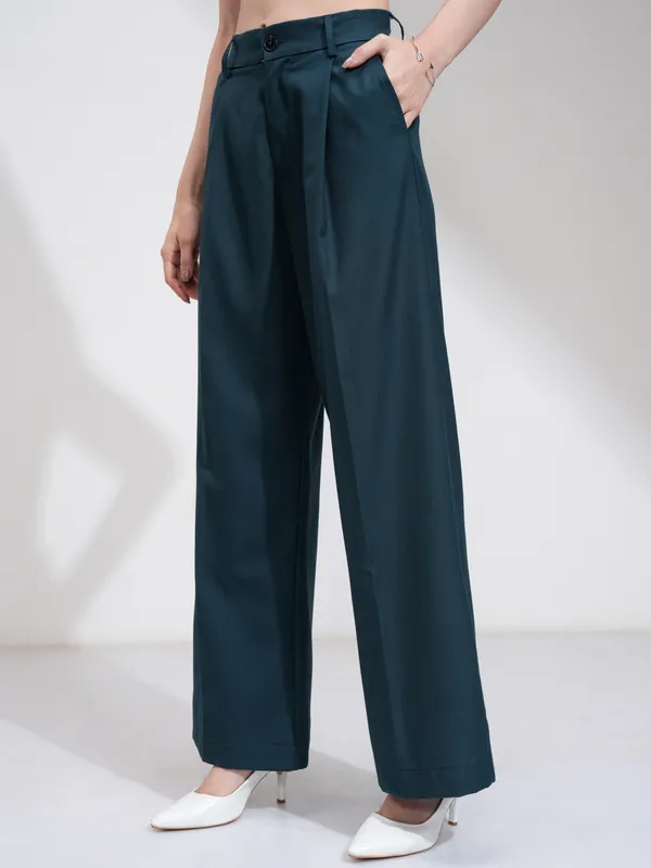 Women Straight Fit Formal Trouser