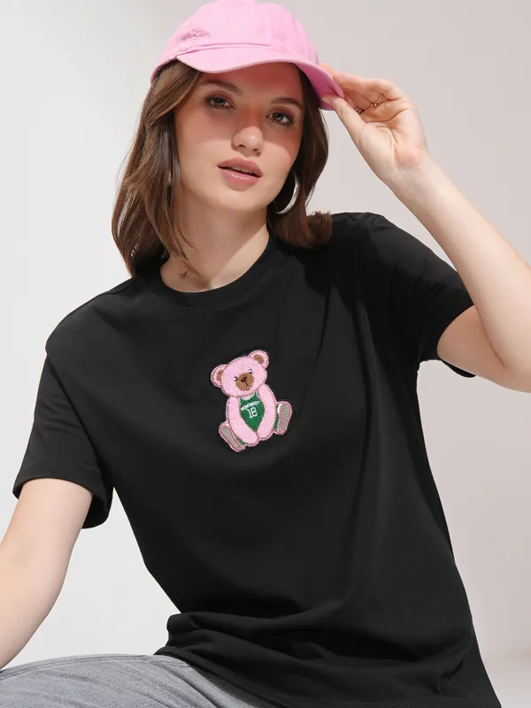 Self Design Relaxed Fit T-Shirt