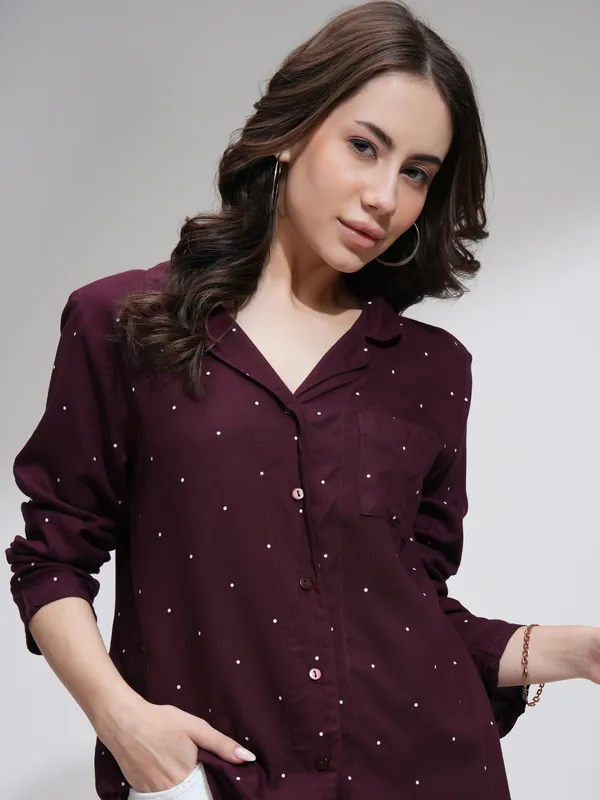 Women Printed Casual Shirt
