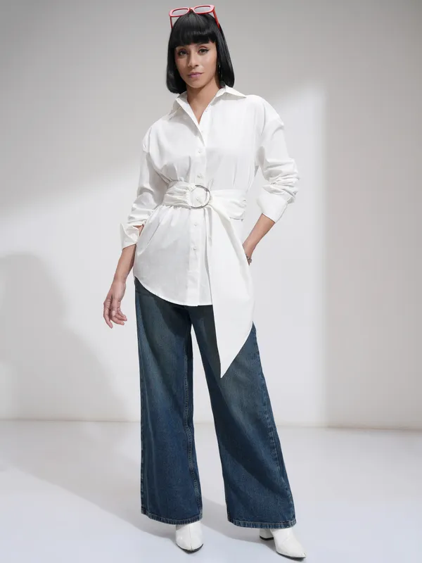 Women Solid Casual Shirt