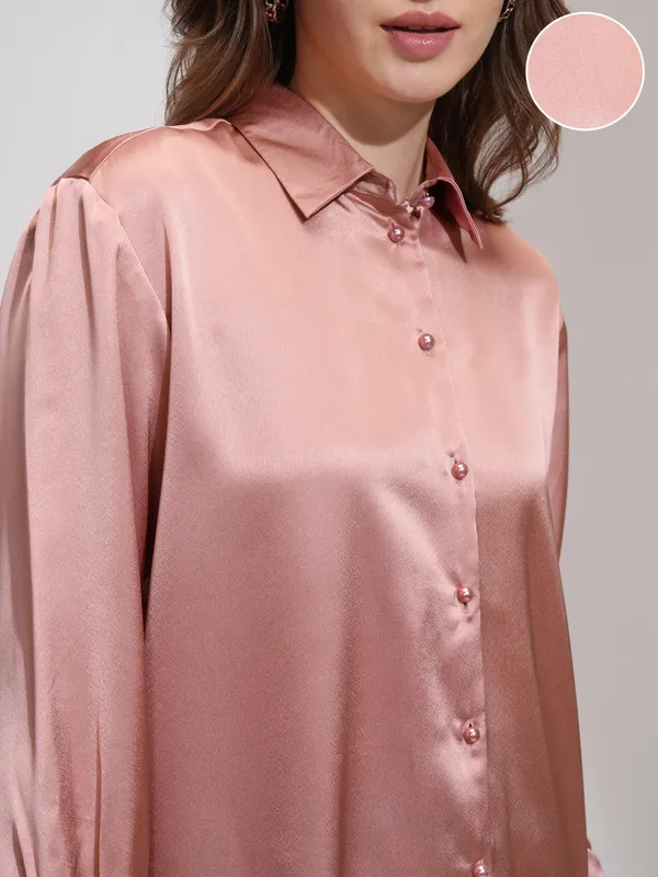 Women Solid Casual Shirt