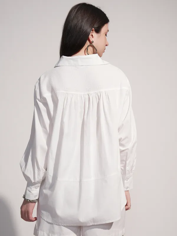 Women Solid Casual Shirt