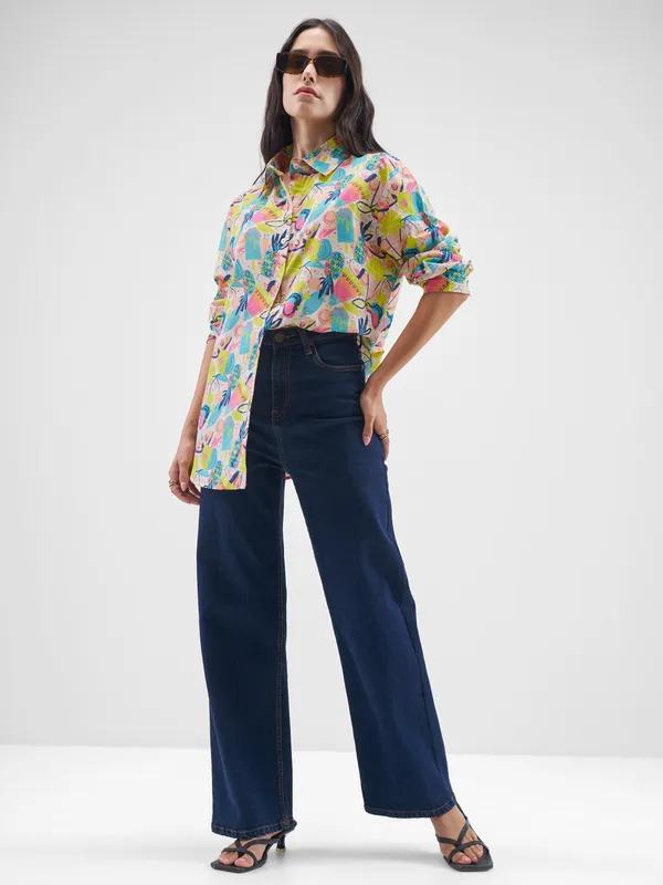 Tokyo Talkies Women Multi Printed Casual Shirt