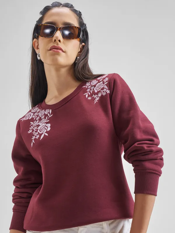 Women Solid Sweatshirts