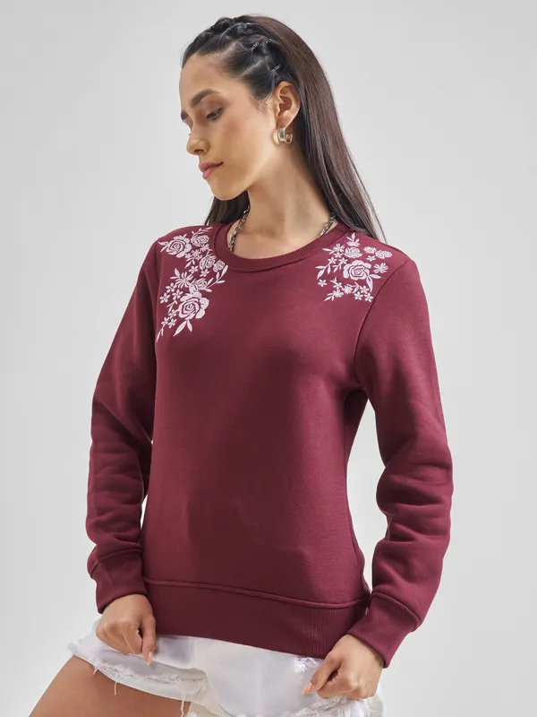 Women Solid Sweatshirts