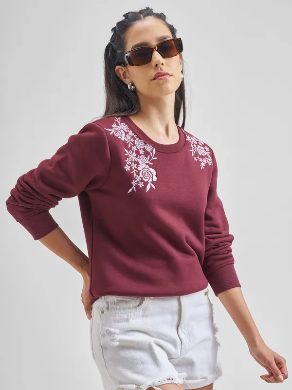 Women Solid Sweatshirts