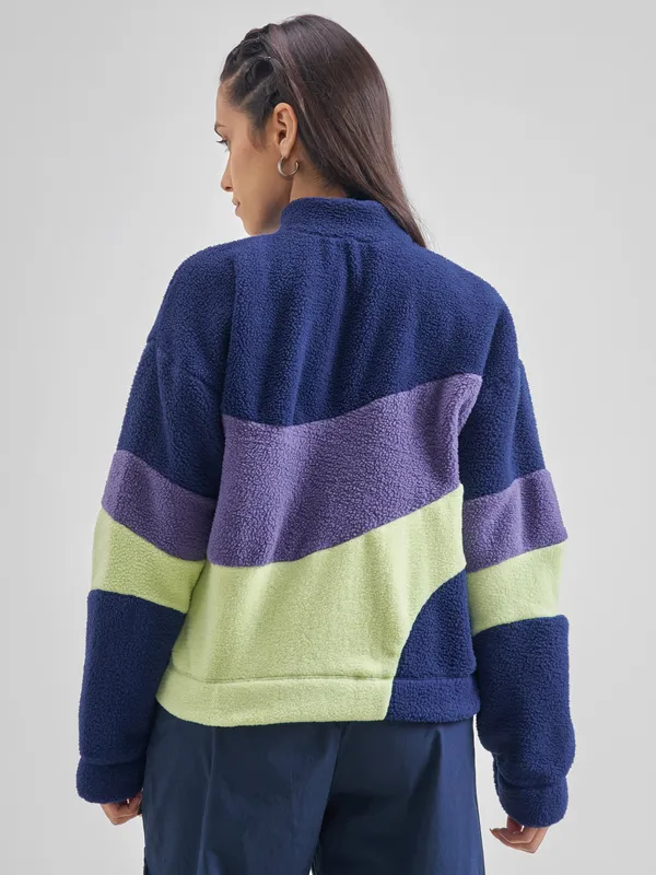 Women Colourblocked Sweatshirt