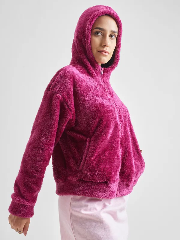 Women Solid Sweatshirt