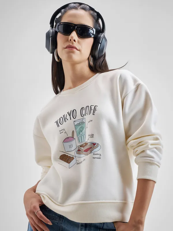 Women Printed Sweatshirt