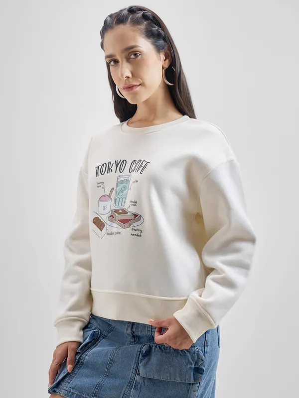 Women Printed Sweatshirt
