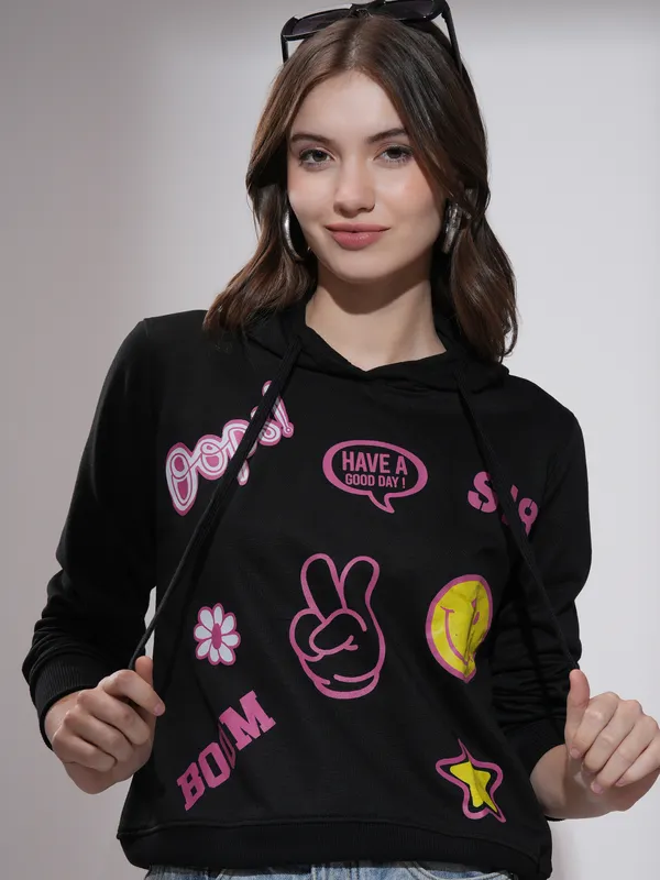 Women Printed Sweatshirt