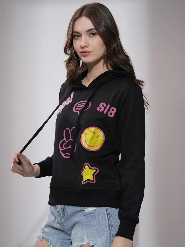 Women Printed Sweatshirt