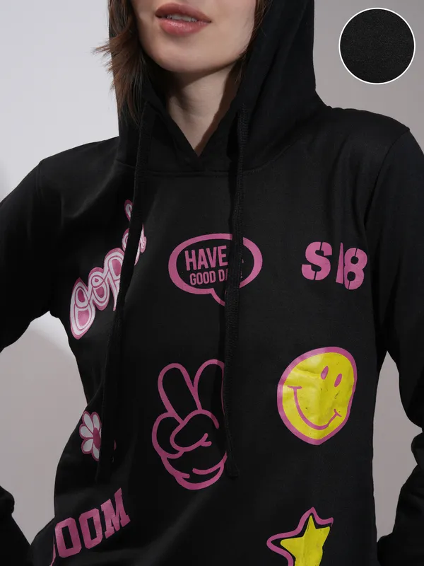 Women Printed Sweatshirt