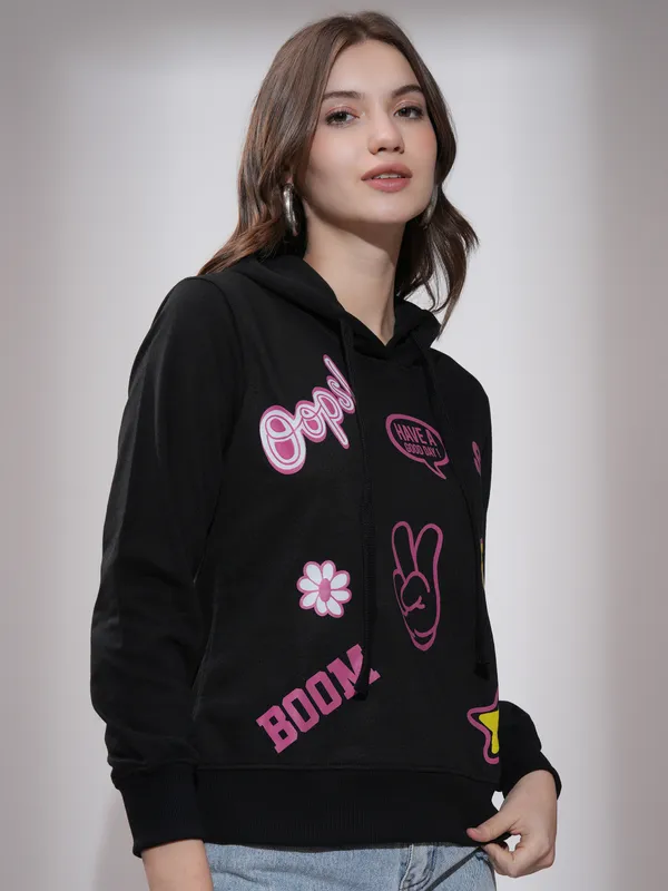 Women Printed Sweatshirt