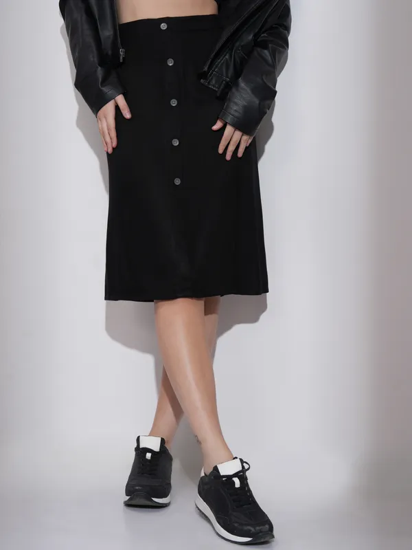 Wrap Midi Skirt