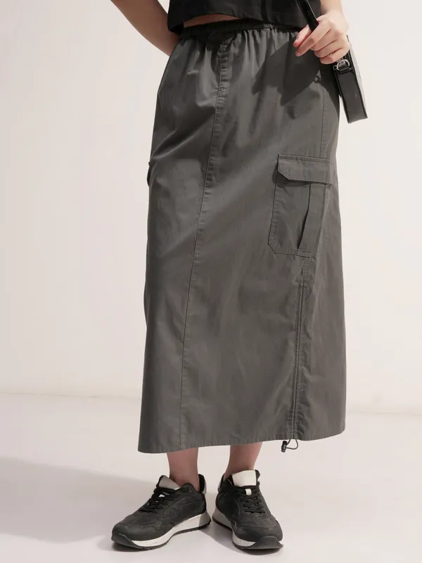 Straight Midi Skirt