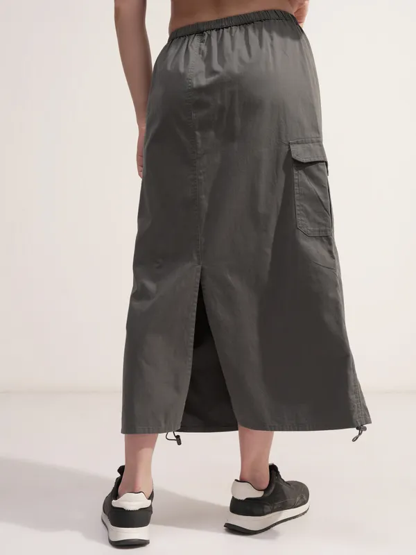 Straight Midi Skirt