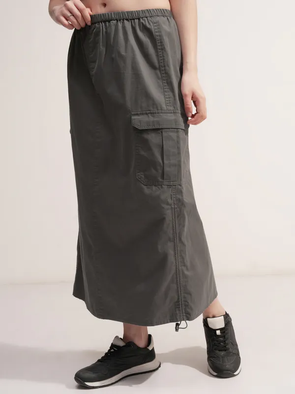 Straight Midi Skirt