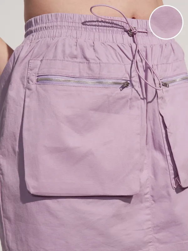 Tokyo Talkies Women Purple Mini Skirt