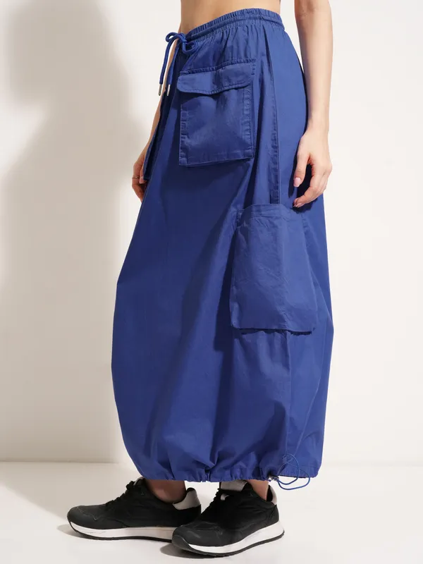 Tokyo Talkies Women Blue Mini Skirt