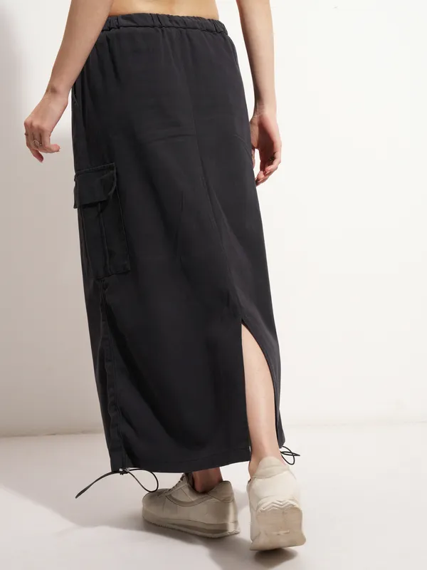 Tokyo Talkies Women Black Mini Skirt