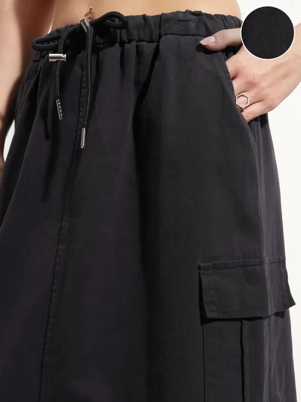 Tokyo Talkies Women Black Mini Skirt