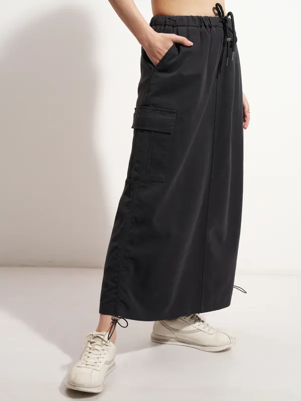 Tokyo Talkies Women Black Mini Skirt