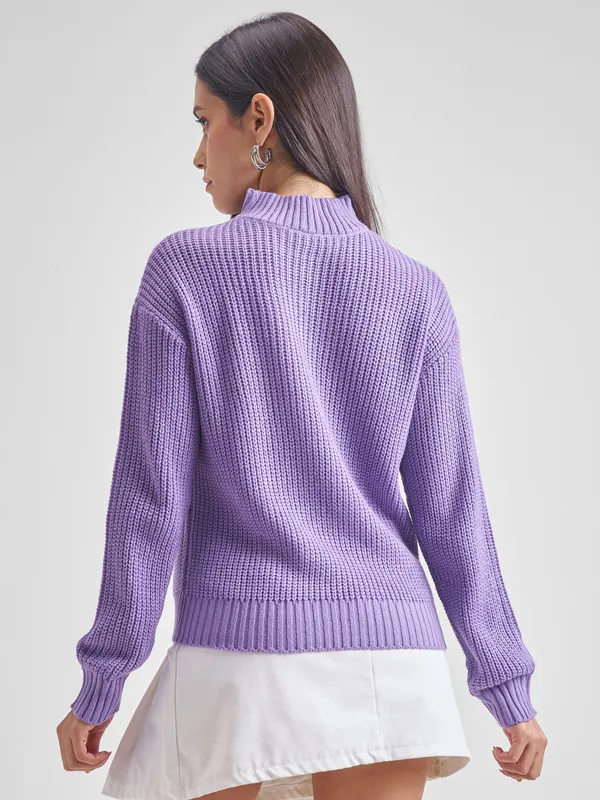Women Cable Knit Sweater