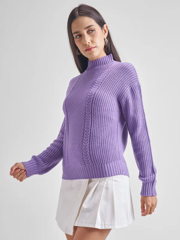 Women Cable Knit Sweater