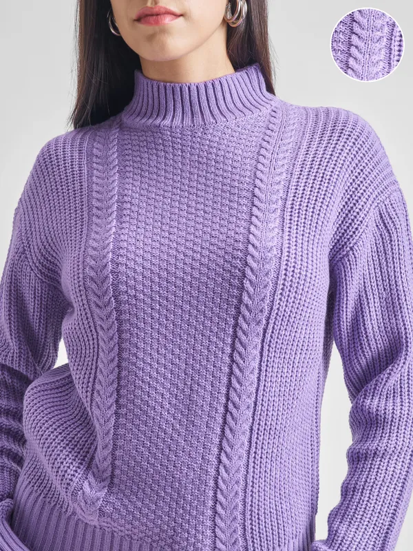 Women Cable Knit Sweater