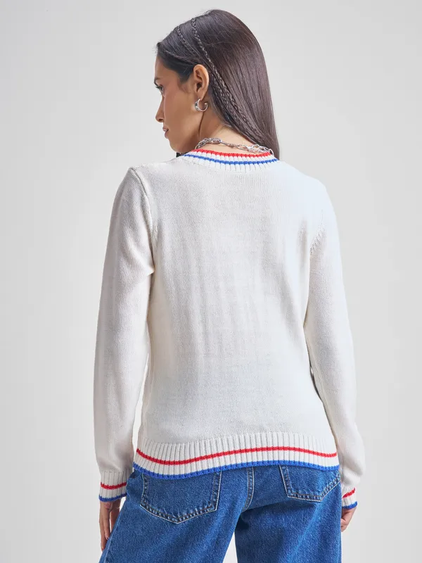 Women Solid Sweater