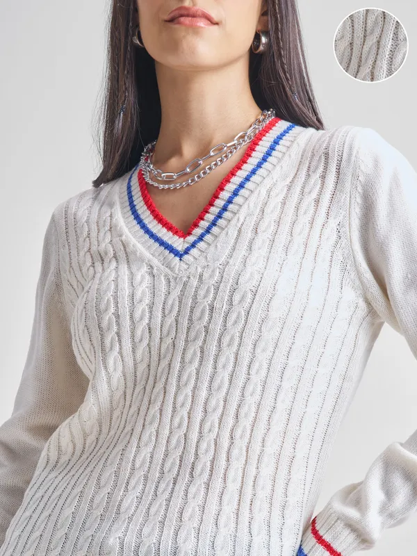 Women Solid Sweater