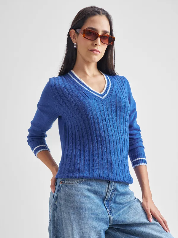 Women Solid Sweater