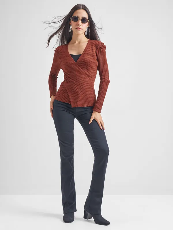 Women Solid Sweater