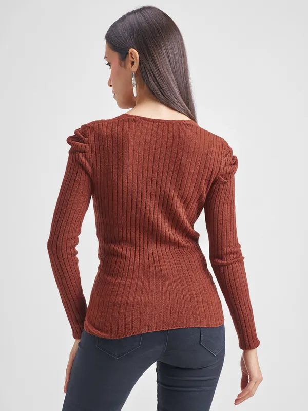 Women Solid Sweater