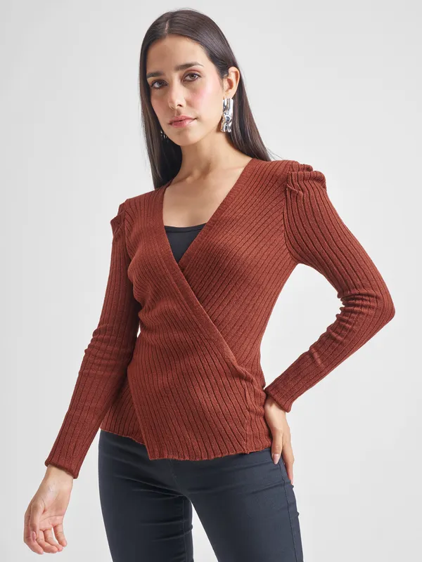Women Solid Sweater