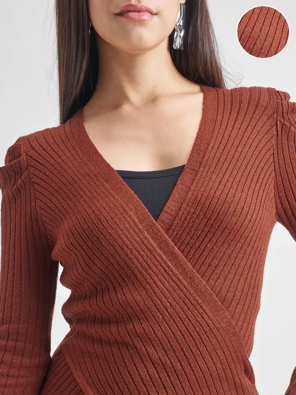 Women Solid Sweater