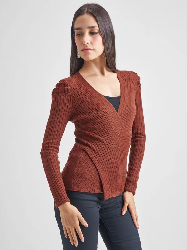 Women Solid Sweater