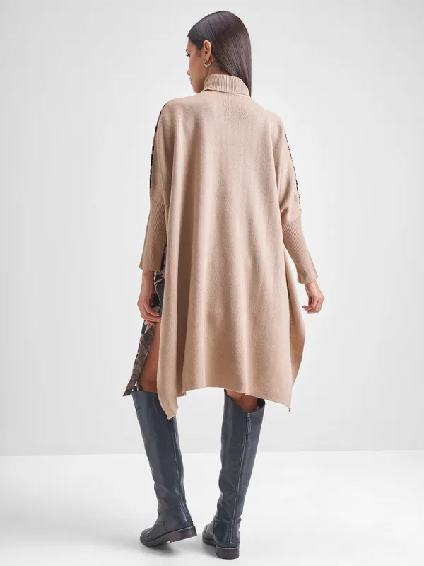  Tokyo Talkies Women Brown Turtle Neck Sweaters