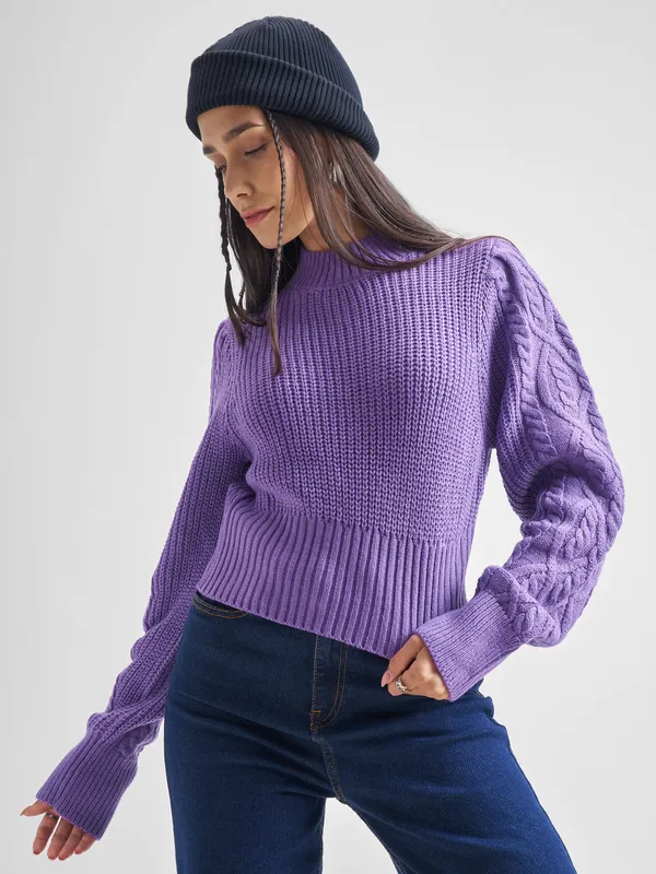 Women Solid Sweater