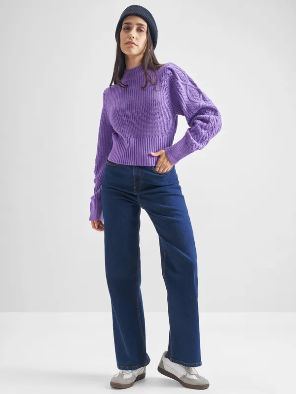 Women Solid Sweater