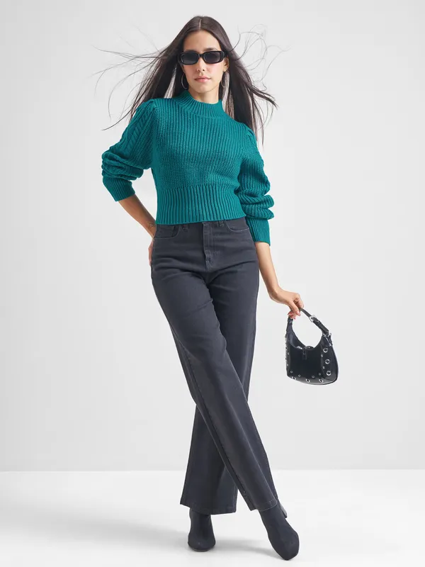 Women Self Design Sweaters