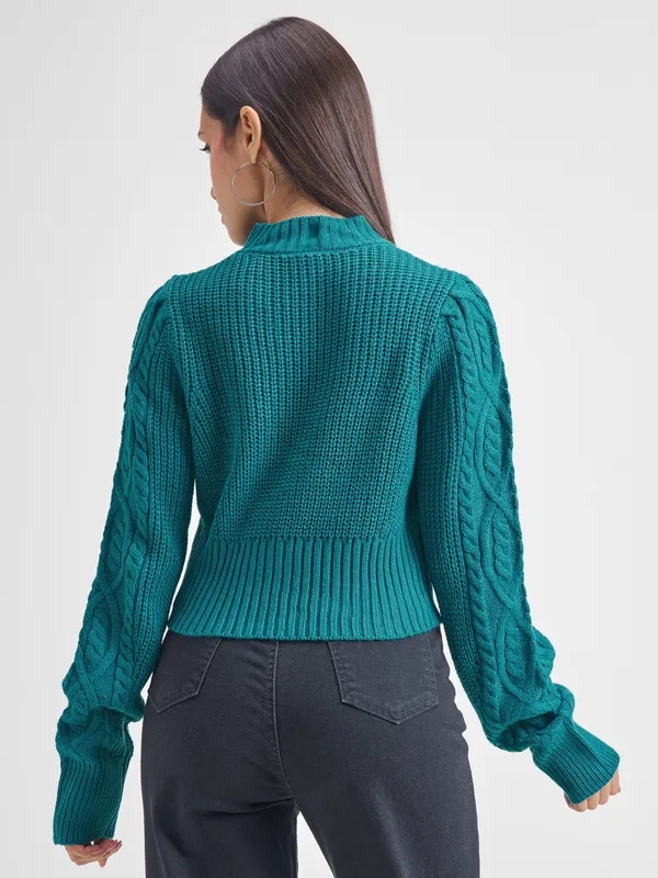 Women Self Design Sweaters