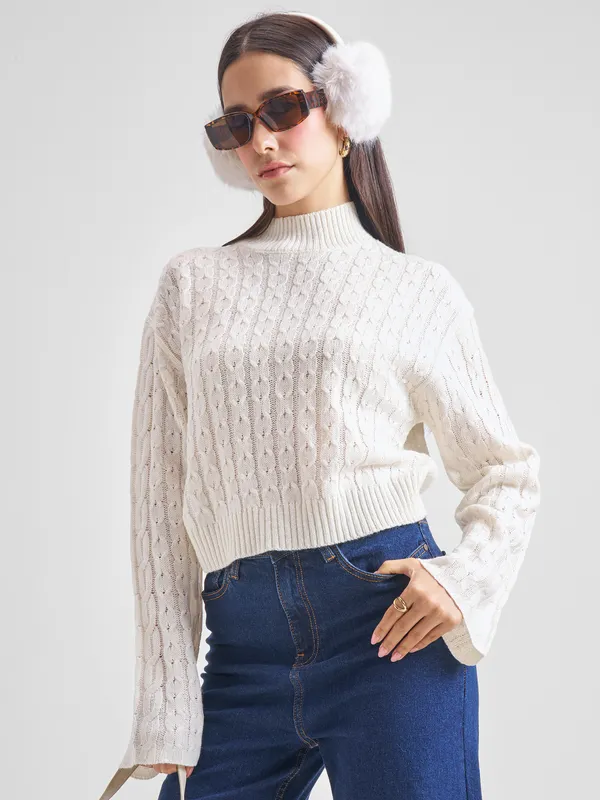 Women Solid Sweater