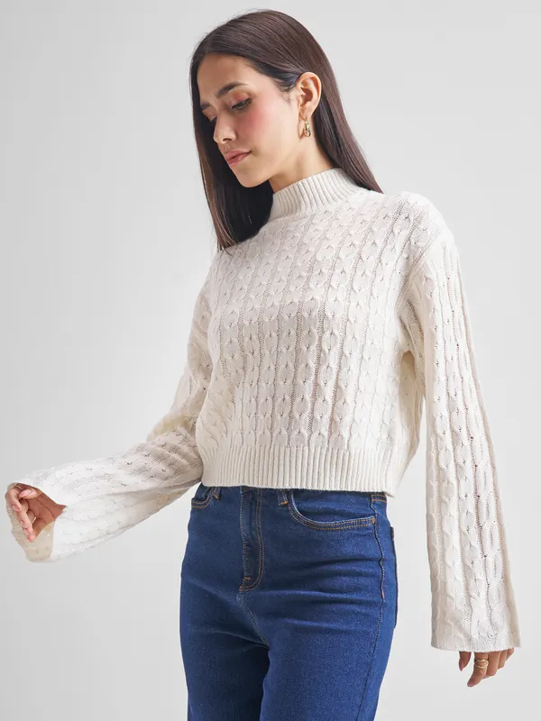 Women Solid Sweater