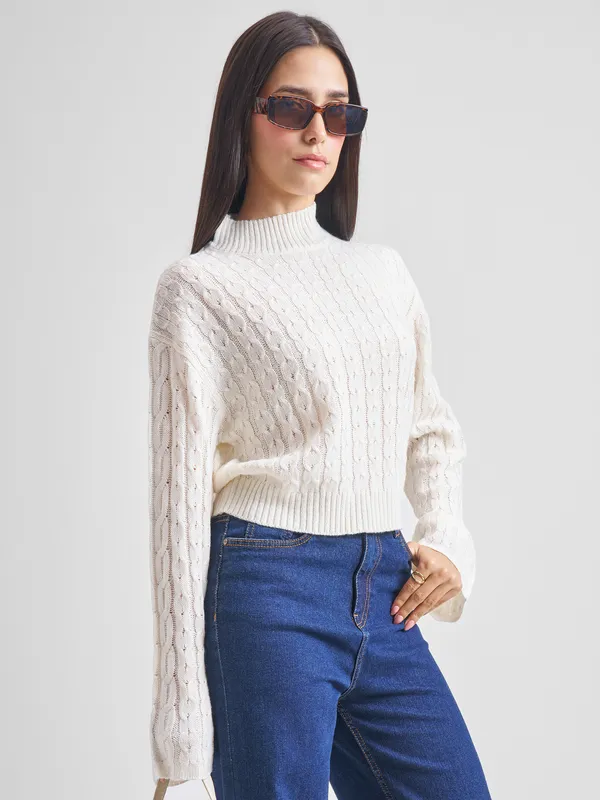 Women Solid Sweater