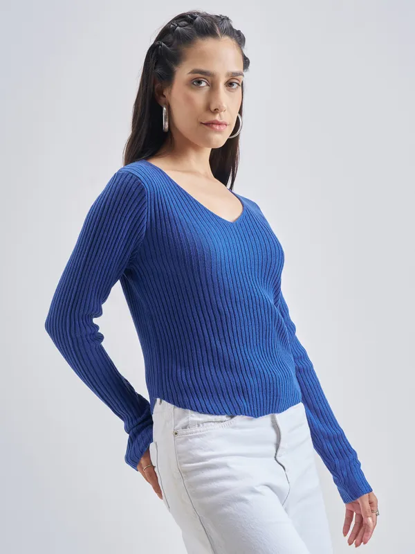 Women Solid Sweater