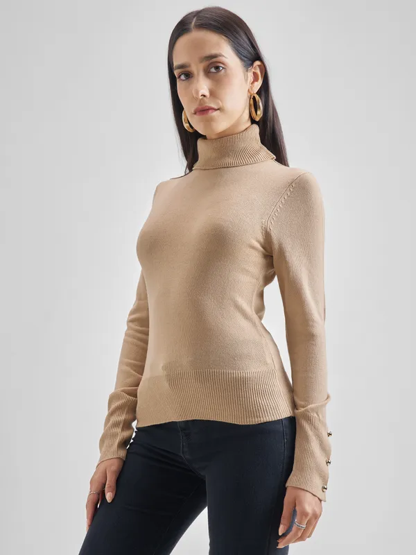 Women Solid Sweater