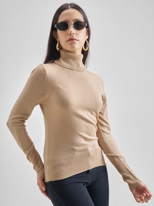Women Solid Sweater