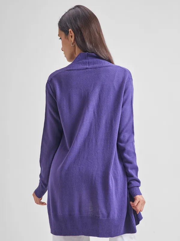  Tokyo Talkies Women Navy Blue Round Neck Sweaters